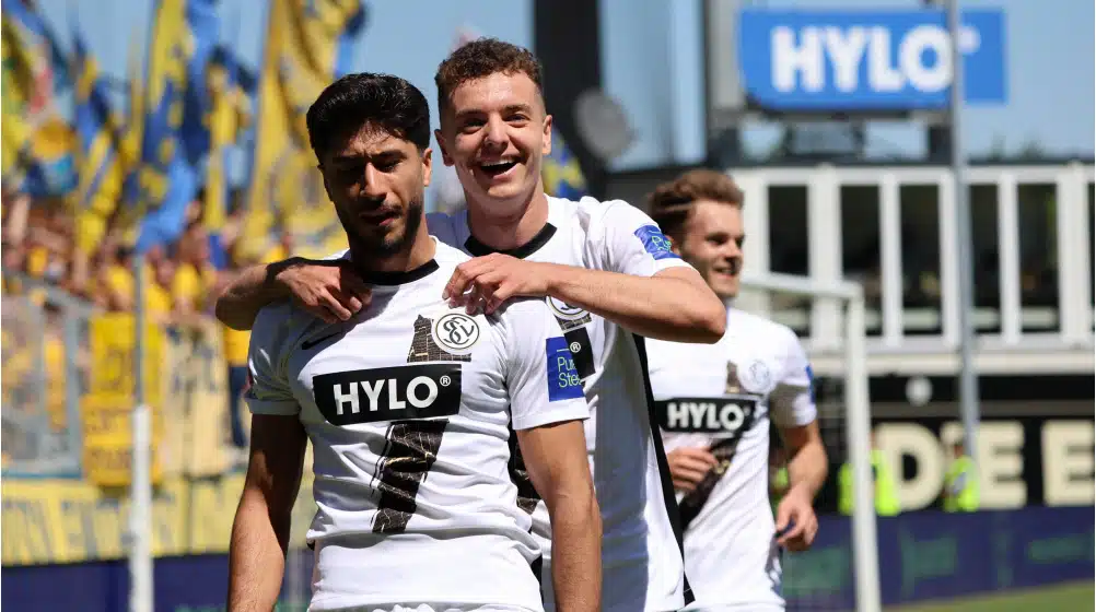 Elversberg Paderborn at one point behind HSV Dusseldorf Fahrt Chance